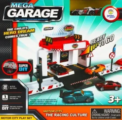 EURO-TRADE PROMO Parking + akcesoria MEGA GARAŻ City 28x28x7cm MC