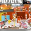 EURO-TRADE PROMO Parking Straż Pożarna z akcesoriami + 2x auto MEGA CREATIVE 498816