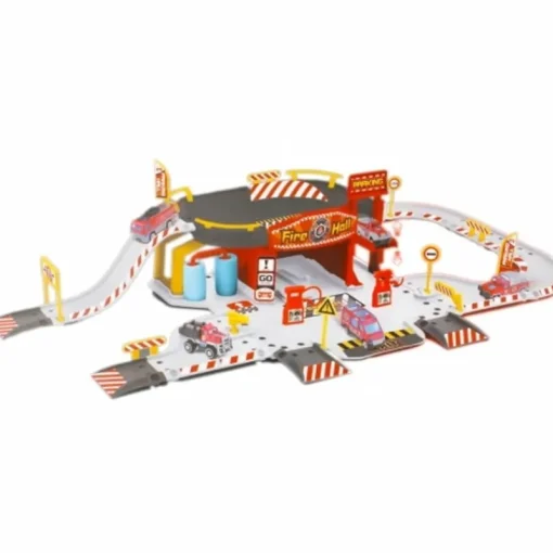 EURO-TRADE PROMO Parking Straż Pożarna z akcesoriami + 2x auto MEGA CREATIVE 498816