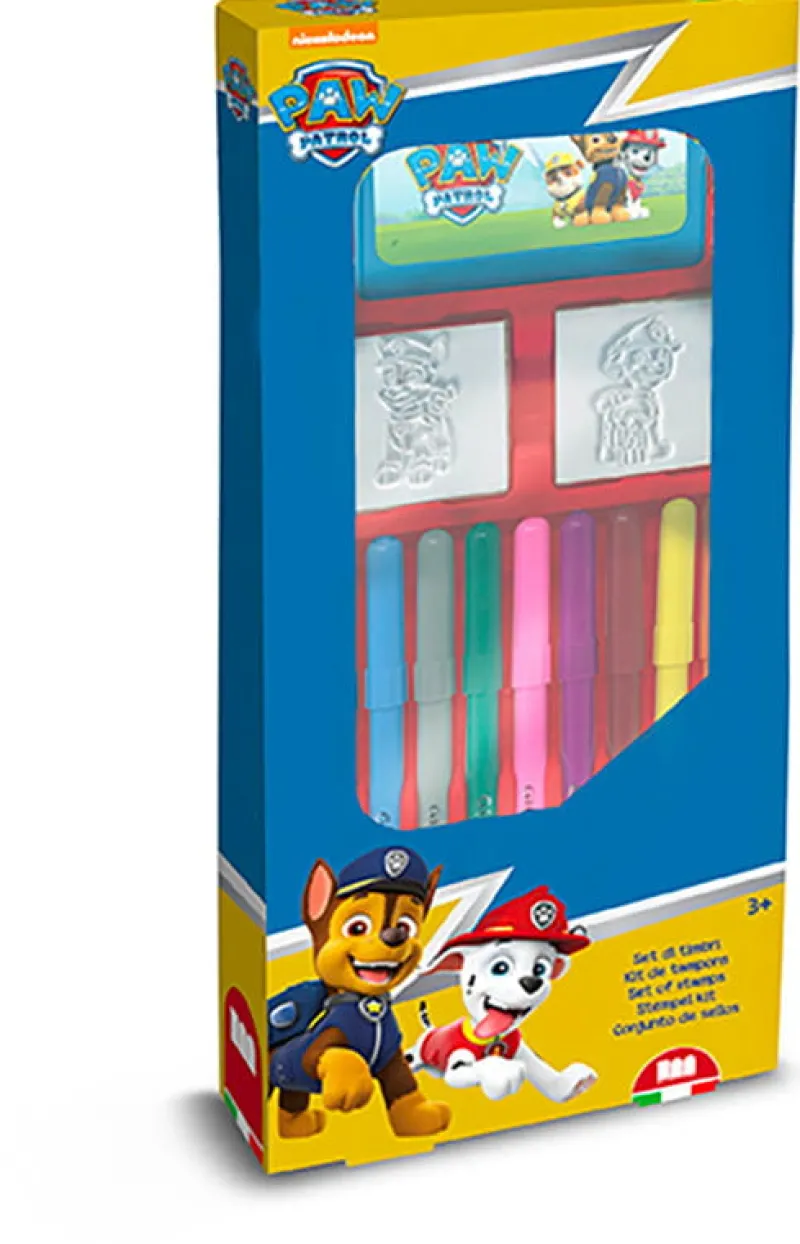 DANTE PROMO Pieczątki Psi Patrol PAW PATROL + pisaki 9szt 21903 Multiprint