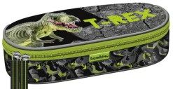 MAJEWSKI PROMO Piórnik saszetka owalny z klapką PCL-01 T-Rex
