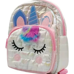 STNUX PROMO Plecak Puffy Unicorn biały 20x26x8cm STN 8738
