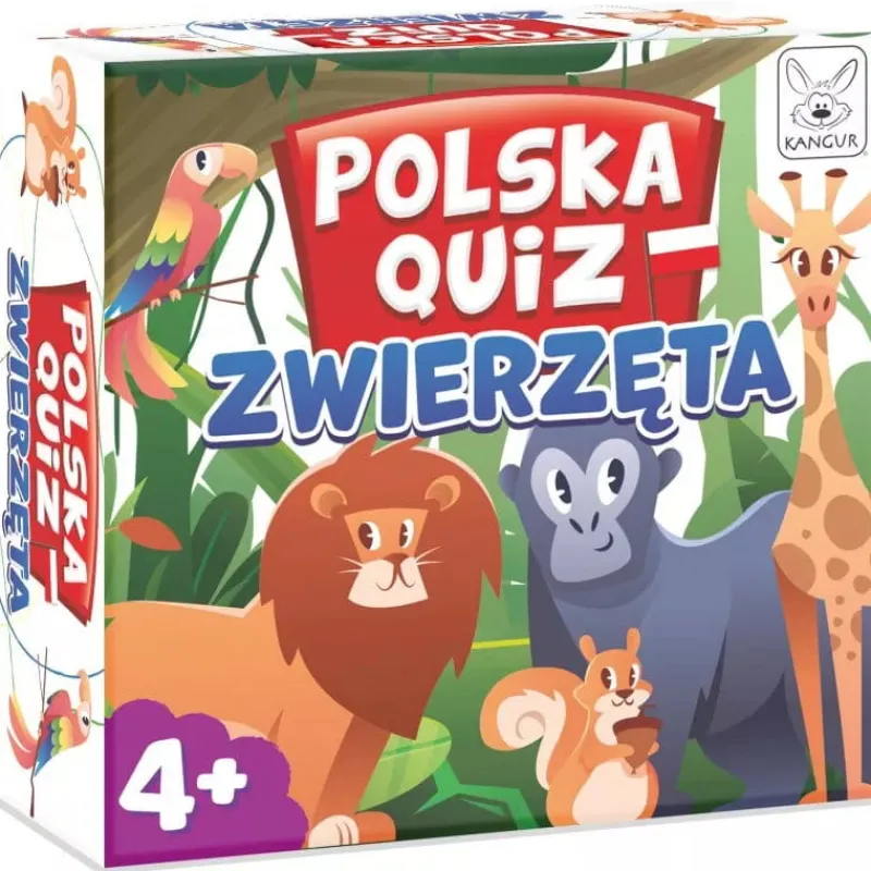KANGUR PROMO Polska Quiz Zwierzęta 4+ gra
