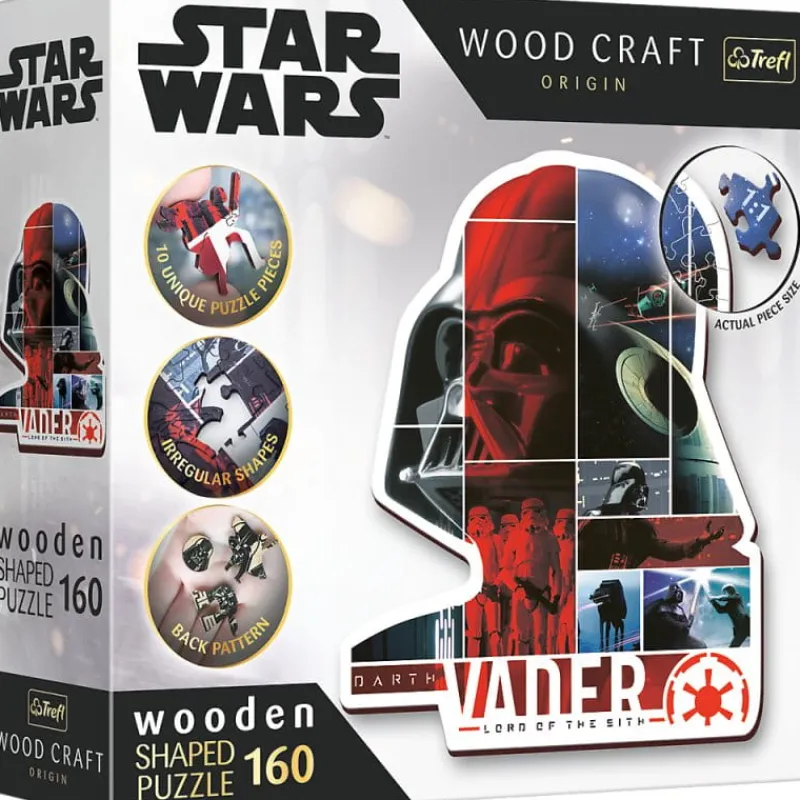 TREFL PROMO Puzzle drewniane 160el. Star Wars Darth Vader 20190