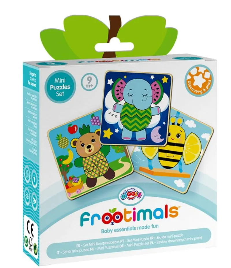 KIDS EUROSWAN PROMO Puzzle drewniane mini Frootimals FT00029
