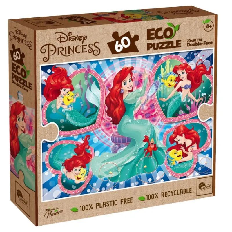 LISCIANI GIOCHI PROMO Puzzle dwustronne 60el eko Mała Syrenka 91874 LISCIANI p12