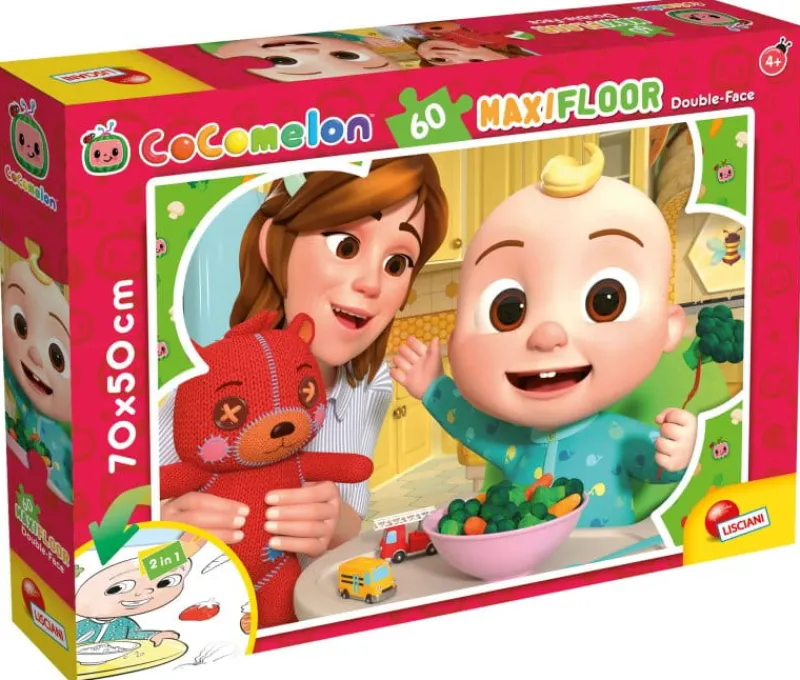 LISCIANI GIOCHI PROMO Puzzle dwustronne podłogowe 60el. Czas na drzemkę 91072 LISCIANI Cocomelon