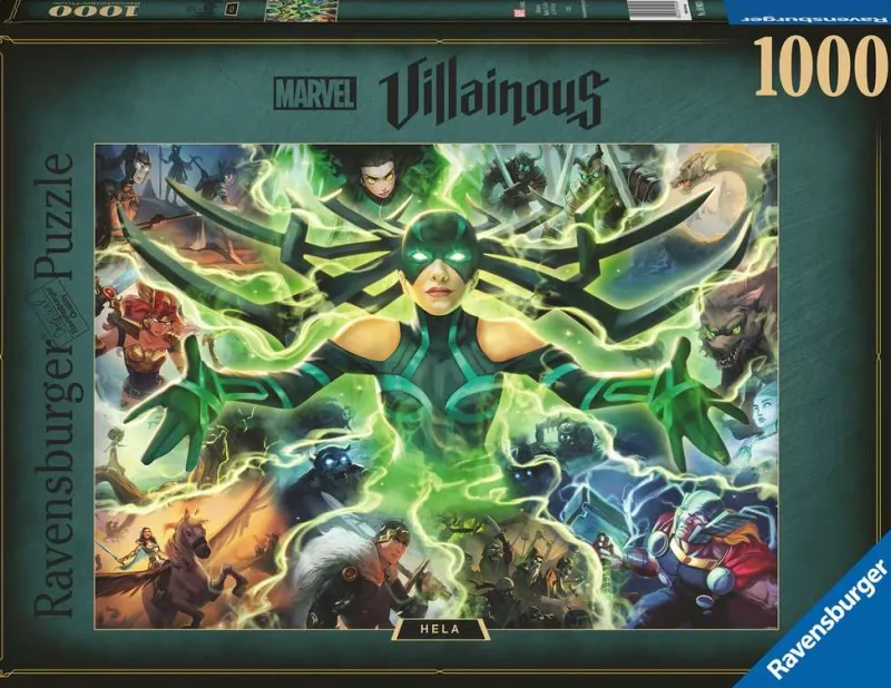 RAVENSBURGER PROMO Puzzle 1000el Disney Villainous Złoczyńcy: Hela 169030