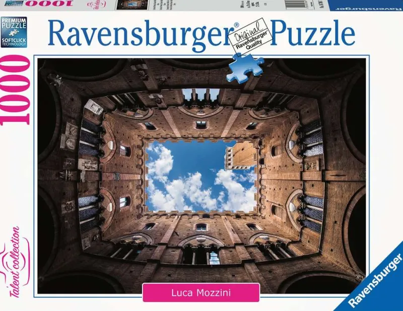 RAVENSBURGER PROMO Puzzle 1000el Luca Mozzini. Palazzo Pubblico, Włochy 167807