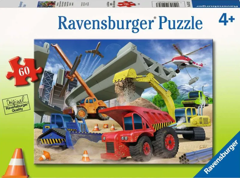 RAVENSBURGER PROMO Puzzle 60el Maszyny budowlane 051823