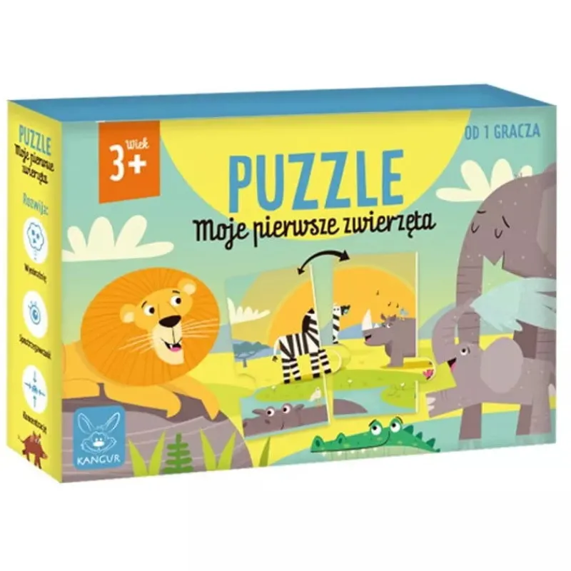 KANGUR PROMO Puzzle 12el. Moje pierwsze zwierzęta