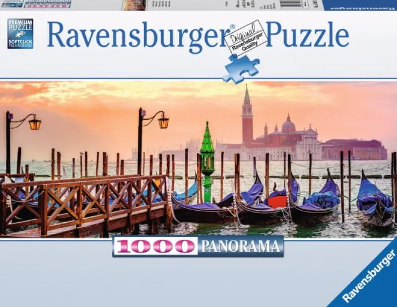 RAVENSBURGER PROMO Puzzle 1000el Panorama Weneckie gondole 150823 p5