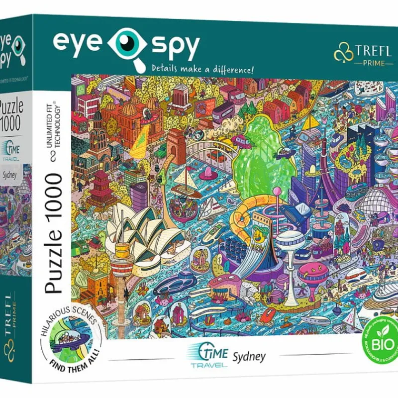 TREFL PROMO Puzzle 1000el. UFT Eye spy - Time Travel:Sydney, Australia 10751