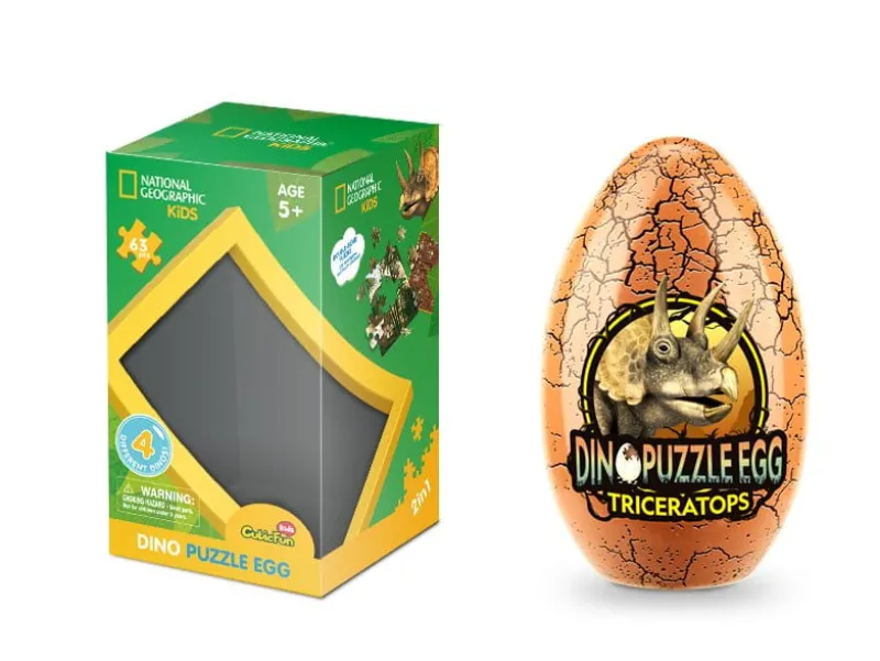 DANTE PROMO Puzzle Triceratops 63el National Geographic DS1042H Cubic Fun