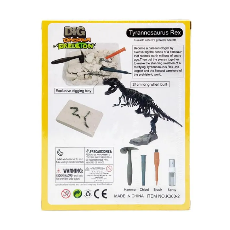 NORIMPEX PROMO Skamielina Dinozaur szkielet Tyranozaur + narzędzia 1007996