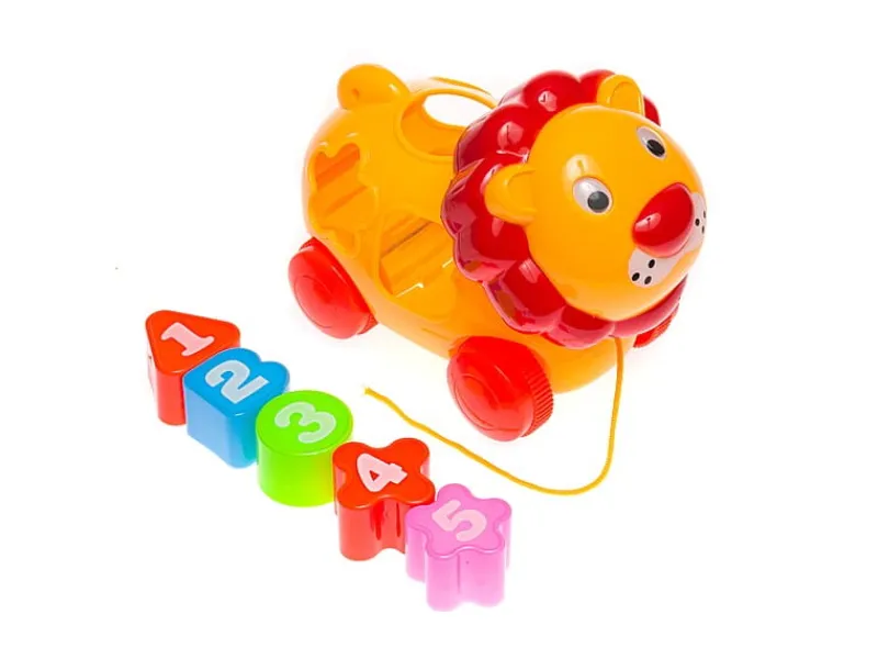 ADAR PROMO Sorter z klockami do ciągania Lew 541030
