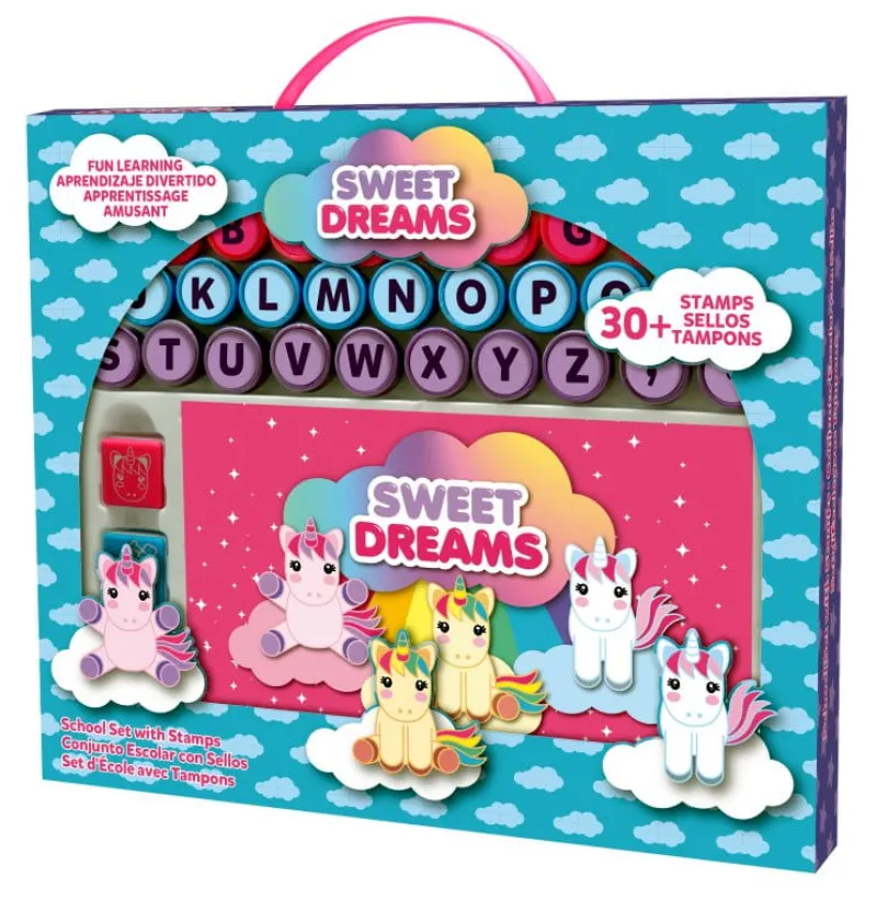 KIDS EUROSWAN PROMO Stempelki pieczątki Jednorożec Sweet Dreams KL11223