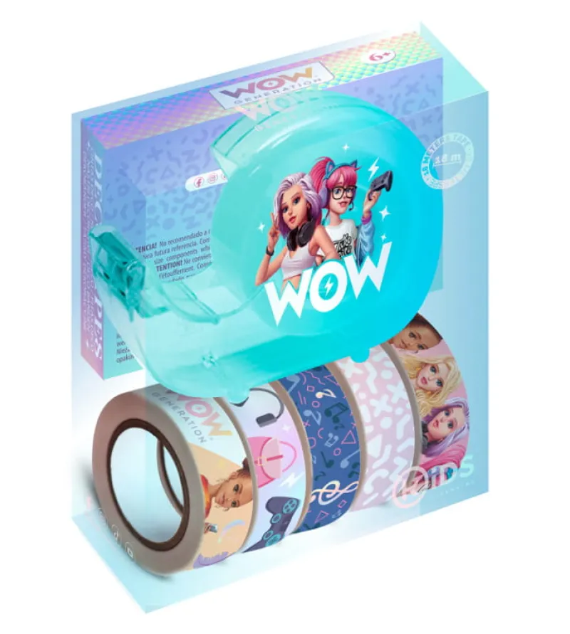 KIDS EUROSWAN PROMO Taśmy dekoracyjne WoW Generation WOW00050 mix cena za 1szt