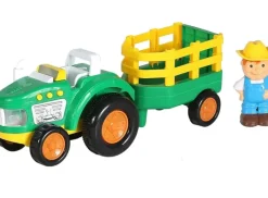 NORIMPEX PROMO Traktor z farmerem i przyczepą światło/dźwięk 2000634