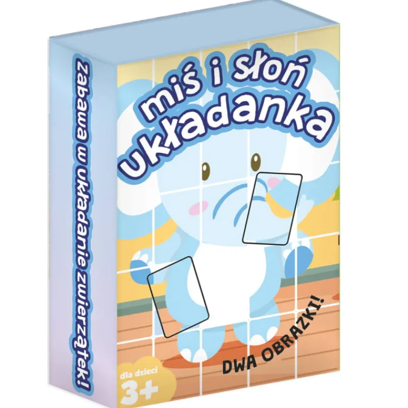 KANGUR PROMO Układanka Miś i Słoń 3+
