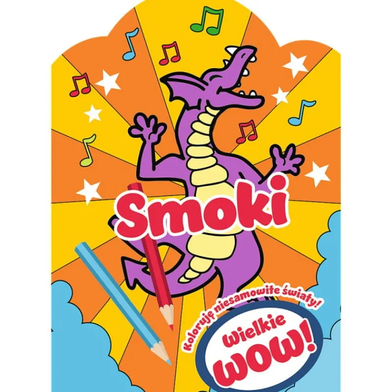 Dzieci TREFL PROMO Wielkie wow! Koloruję niesamowite światy. Smoki 66447