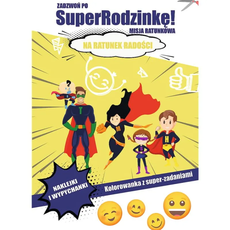 Dzieci TREFL PROMO Zadzwoń po superrodzinkę! Misja ratunkowa. Na ratunek radości KS68359