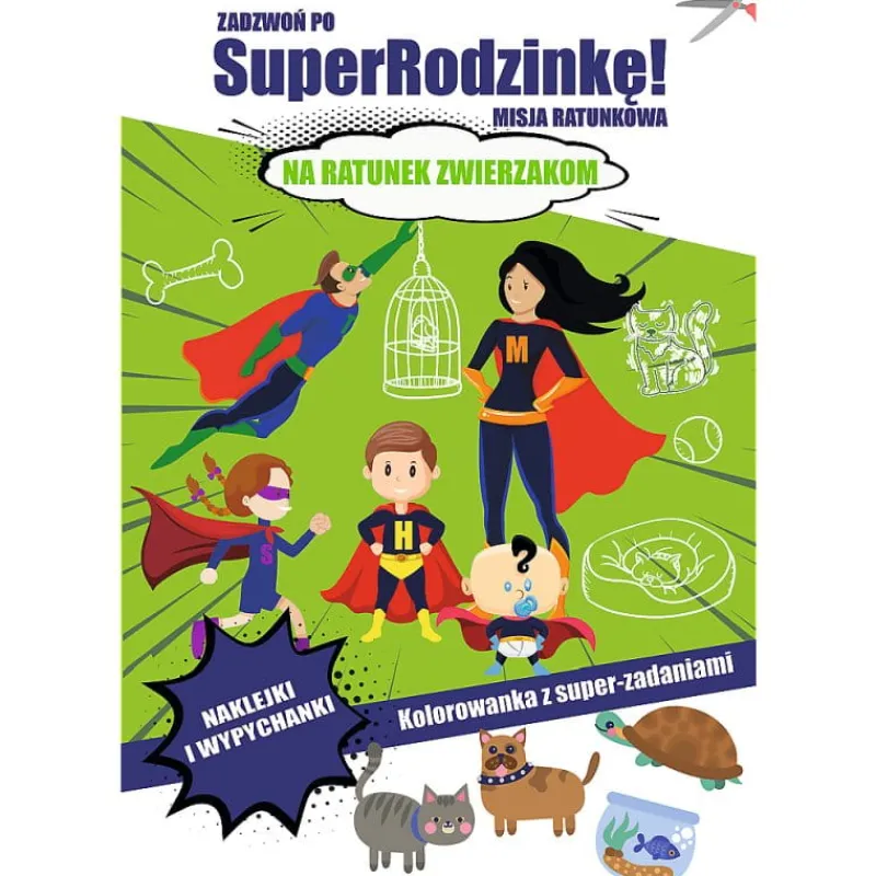Dzieci TREFL PROMO Zadzwoń po superrodzinkę! Misja ratunkowa. Na ratunek zwierzakom KS68311
