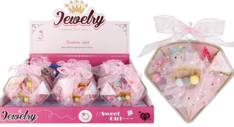 EURO-TRADE PROMO Zestaw piękności Biżuteria 524914 Mega Creative p12, mix cena za 1 szt