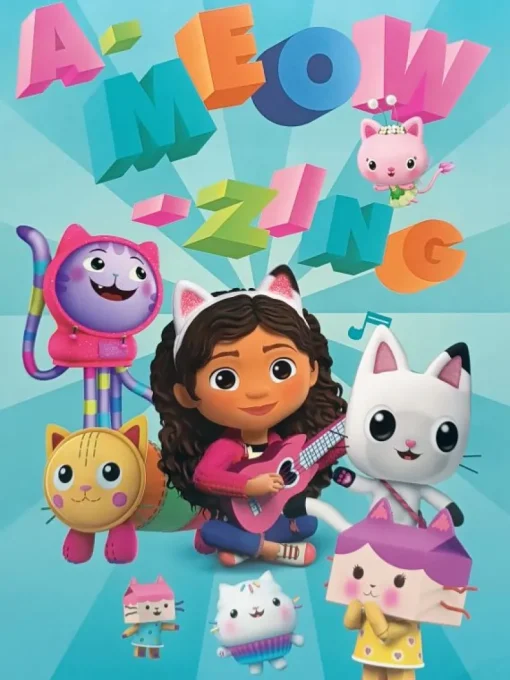 KIDS EUROSWAN PROMO Zestaw piśmienniczy 12el. Koci Domek Gabi. Gabby's Dollhouse GD00062