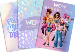 KIDS EUROSWAN PROMO Zeszyt 3szt A5 w miękkiej oprawie WoW Generation WOW00002