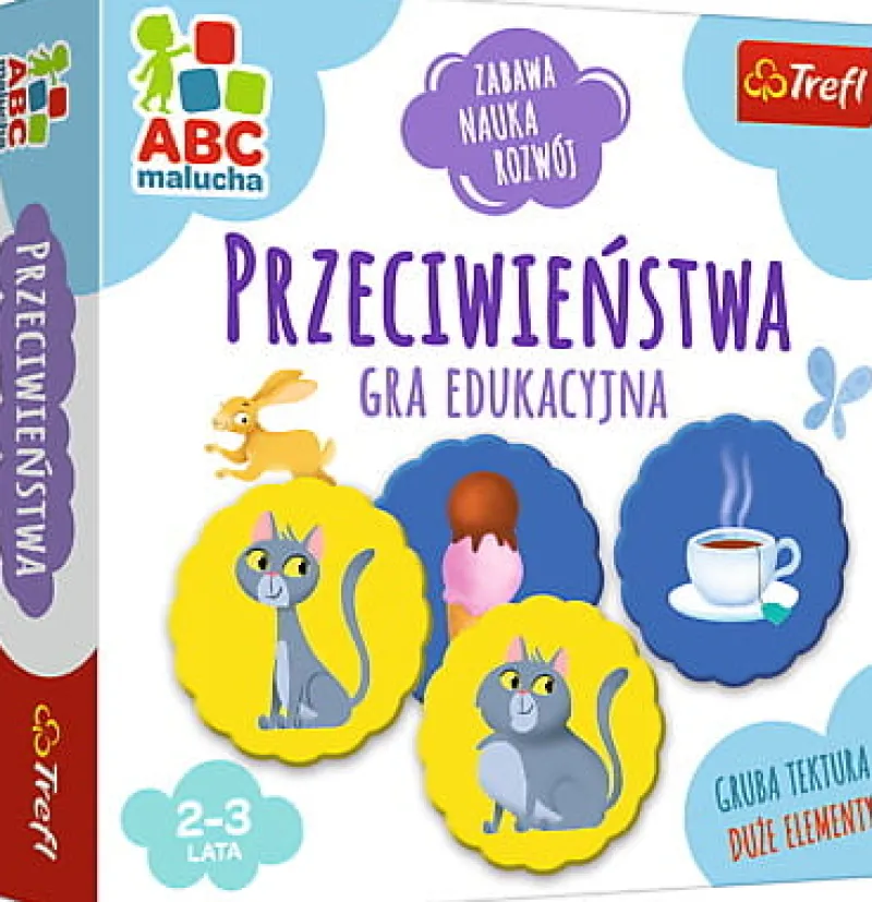 TREFL Przeciwieństwa ABC Malucha gra edukacyjna -