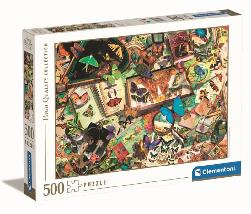 CLEMENTONI Puzzle 500 HQ The Butterfly Collector