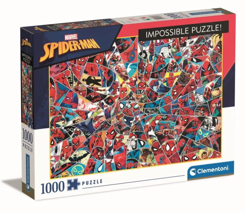 CLEMENTONI Puzzle 1000 Impossible Puzzle! Spider-Man Clemento