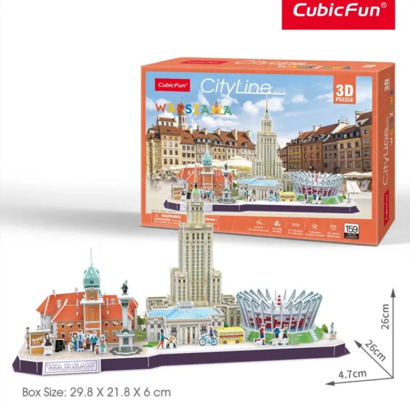 DANTE Puzzle 3D - Warszawa Cityline
