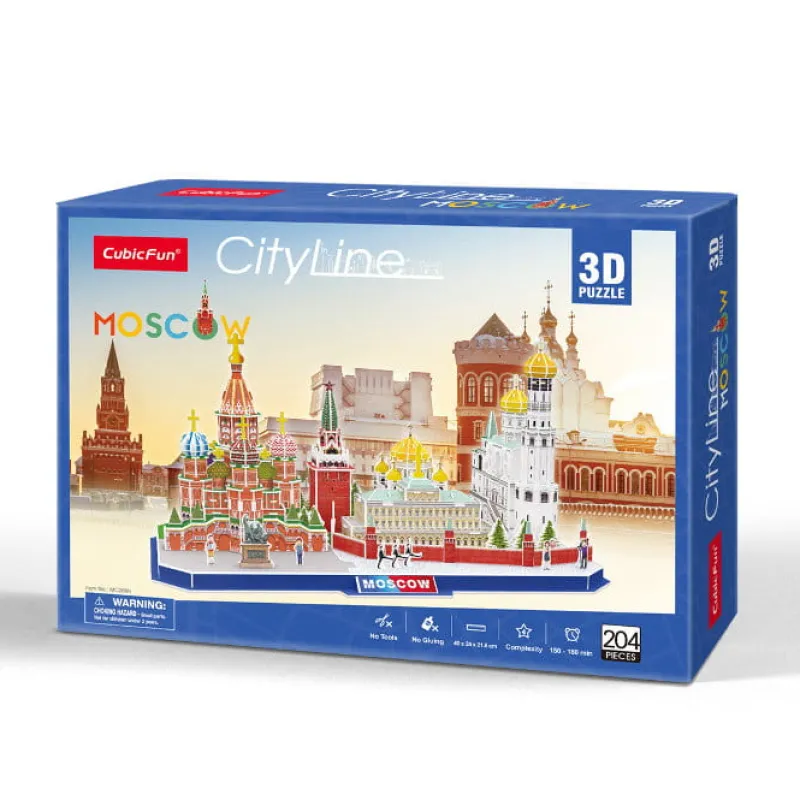 DANTE Puzzle 3D City Line Moscow 204el