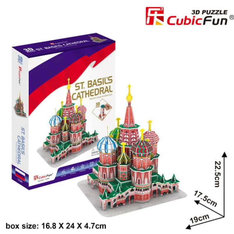 DANTE Puzzle 3D Katedra Św. Wasyla 46el