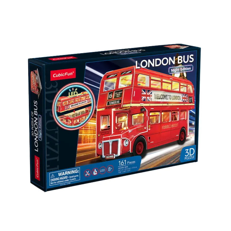 DANTE Puzzle 3D Londyński autobus 161el L538H Cubic Fun
