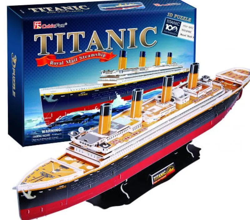 DANTE Puzzle 3D Titanic zestaw XL 113el
