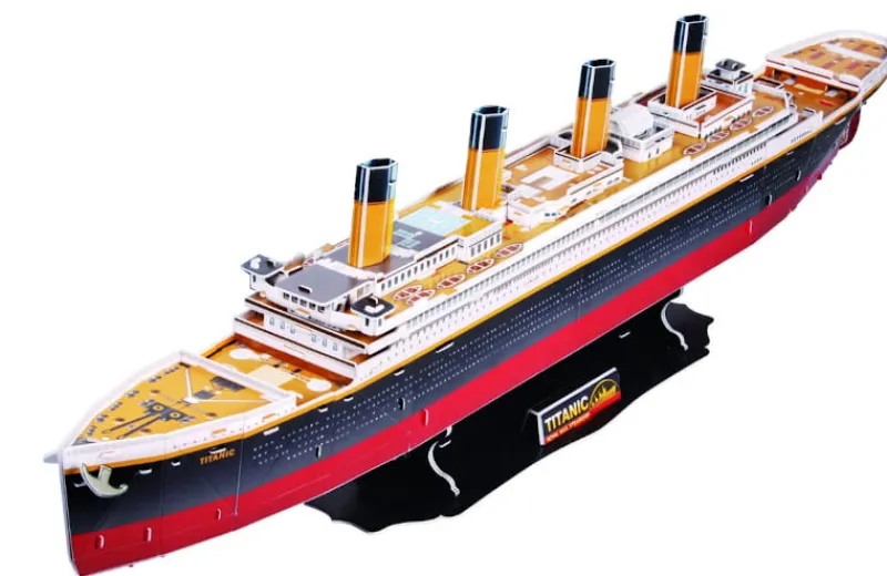 DANTE Puzzle 3D Titanic zestaw XL 113el