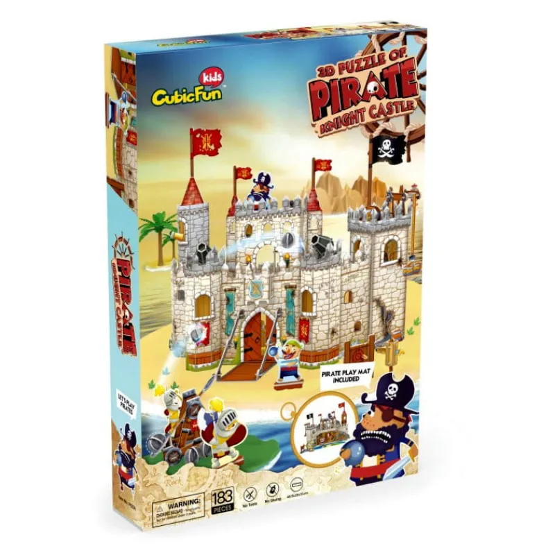 DANTE Puzzle 3D Zamek Piratów P833 Cubic Fun