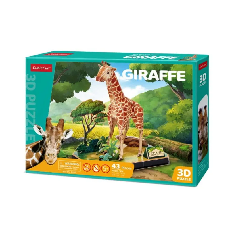DANTE Puzzle 3D Zwierzęta Żyrafa P857H Cubic Fun