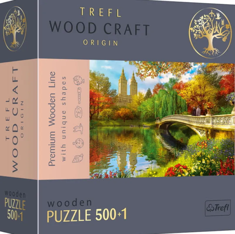 TREFL Puzzle 501el drewniane - Central Park, Manhattan, Nowy Jork 20157