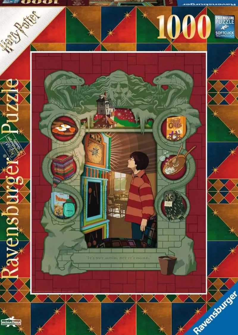 RAVENSBURGER Puzzle 1000el Harry Potter w rodzinie Weasleyów