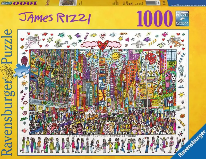 RAVENSBURGER Puzzle 1000el James Rizzi Time Square