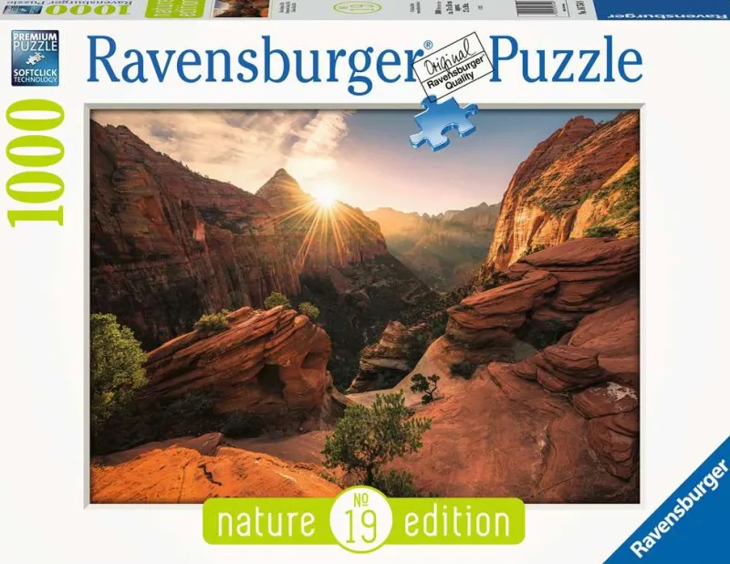 RAVENSBURGER Puzzle 1000el Kanion Zion - Nature edition 167548