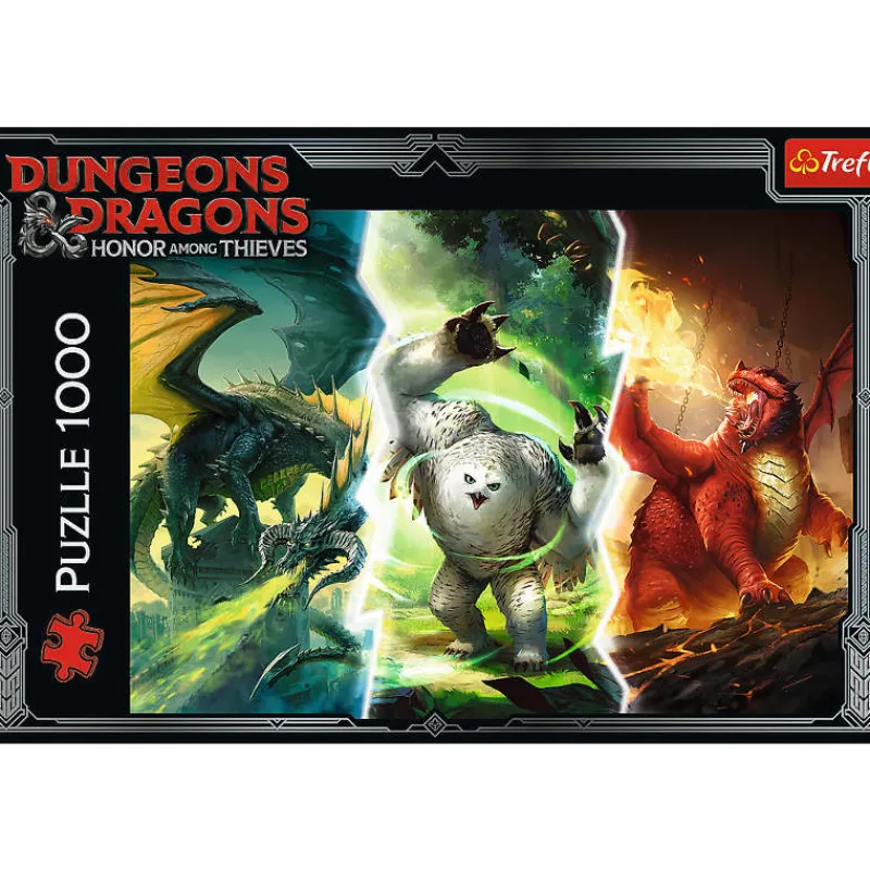 TREFL Puzzle 1000el Legendarne potwory z Faerun 10763