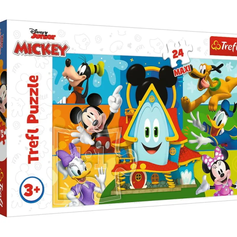 TREFL Puzzle 24el Maxi Myszka Mickey i przyjaciele 14351
