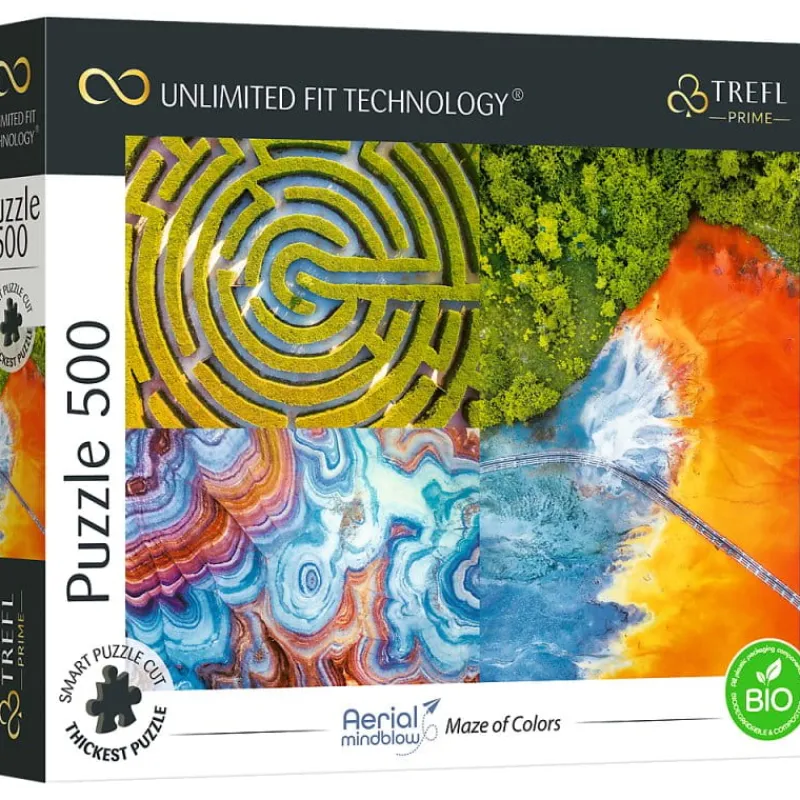 TREFL Puzzle 500el Maze of Colors / Labirynt kolorów 37460