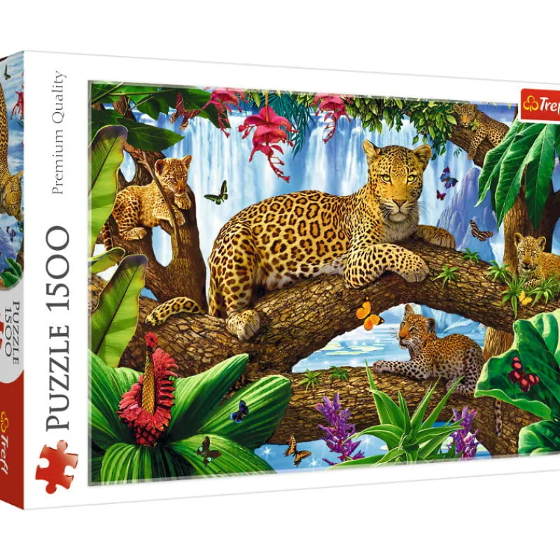 TREFL Puzzle 1500el Odpoczynek wśród drzew