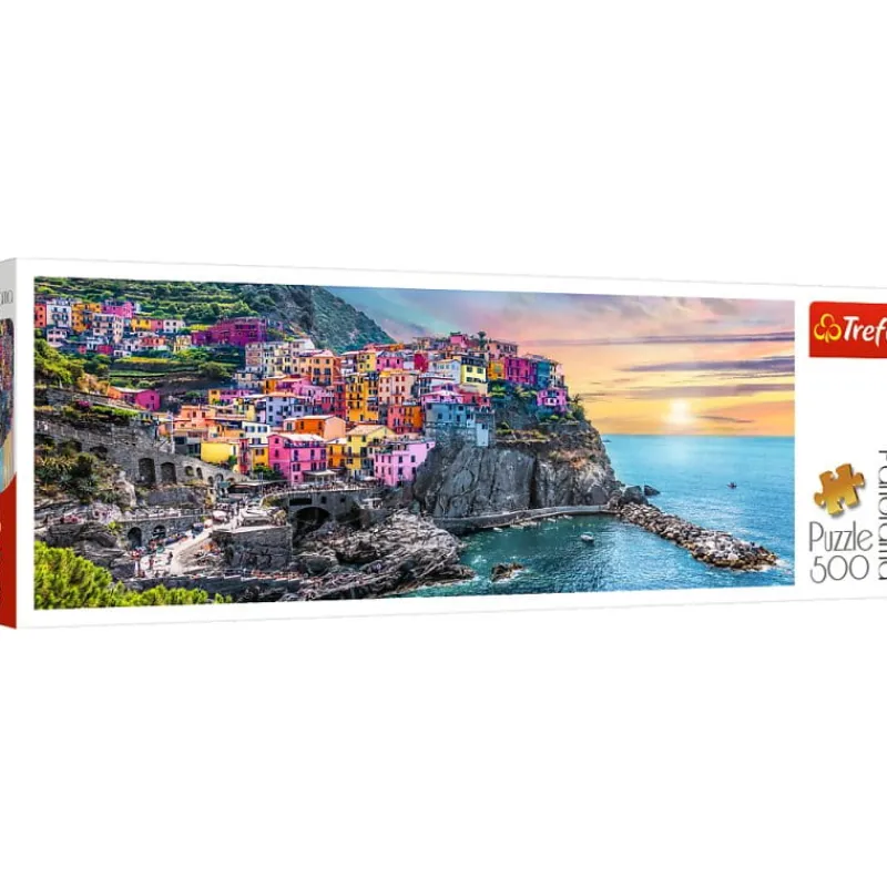 TREFL Puzzle 500el Panorama Vernazza o zachodzie słońca, Włochy 29516